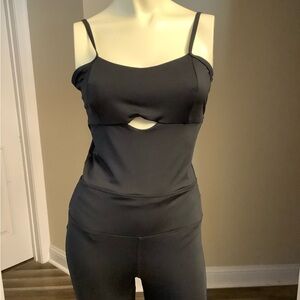 Secret Love:Size L
Black Jumpsuit Adjustable Straps
Tie Back